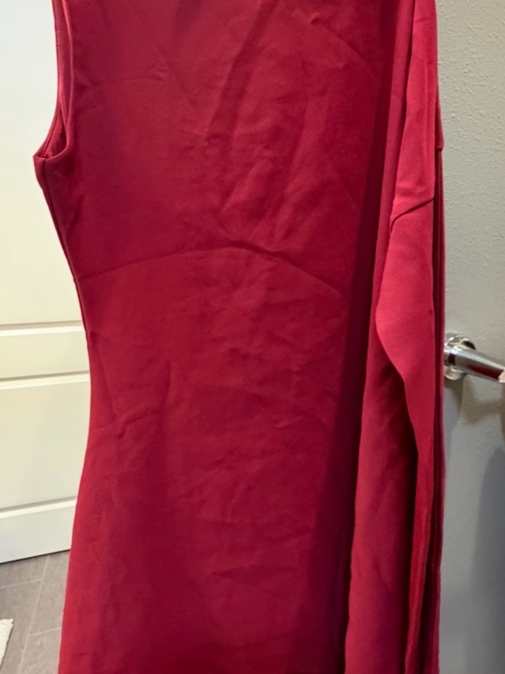 Cider One-Shoulder Red Mini Dress